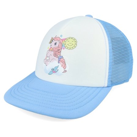 My Little Pony - Blanc trucker Casquette - "Kids Pony Sun Sky Blue Foam Trucker " @ Hatstore