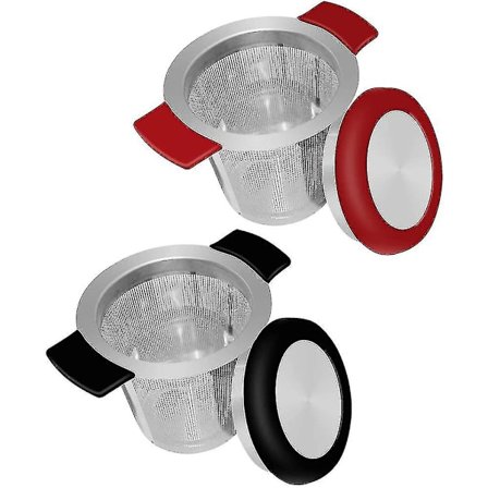 18/8 Rustfritt Stål Te-Infuser Med Stor Kapasitet Perfekt Størrelse Dobbel