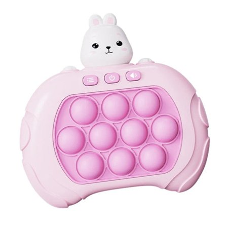 Lommespil til Børn Push Bubble Spillemaskine med Lys og Lyd Bærbar Hurtig Tryk Bubble Spillelegetøj