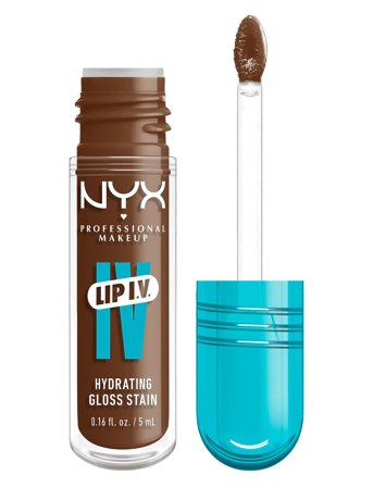 NYX Professional Makeup Nyx Professional Makeup Lip I.v. Hydrating Gloss Stain Läppglans 06 Espresso Soak 5 Ml - Nude - 5 ML