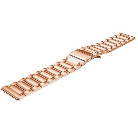 20mm Tre Perler Rustfrit Stål Urrem Rem Strop Til Garmin Move Luxe/move Style/move 3/move Venu - Sølv