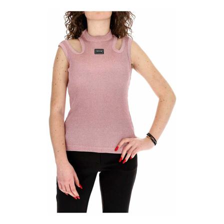Versace Jeans Couture Round-neck top Pink, Dame