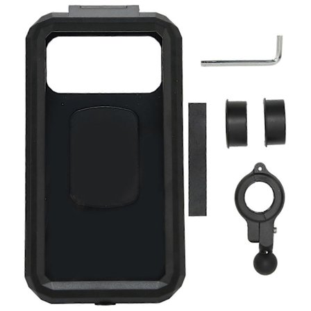 6.9in Motorcykel Telefonholder Cykel Mobiltelefon Holder Vandtæt 360 Graders Roterbar Stødsikker til Mobiltelefoner YEMMA