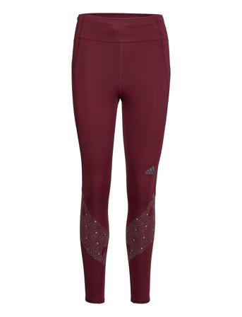 Own The Run Radical Reflectivity Tight Red Adidas Performance