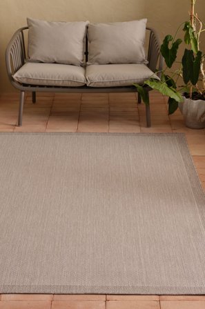&Home - Ulkoilmamatto Vernazza Outdoorcarpet - Beige - Ulkomatot - 200X290 - - Homeroom