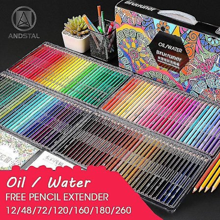 Back To School 150/120/72/48 Colors Brutfuner Colored Pencils Professional Colour Drawing Coloring Pencil