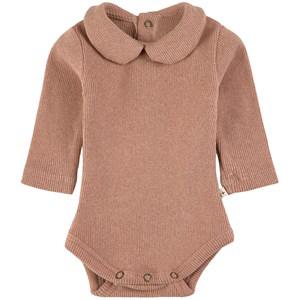 1+ in the family Ribbed Baby Body Rose - All in ones - 6 months - Pink - Mädchen