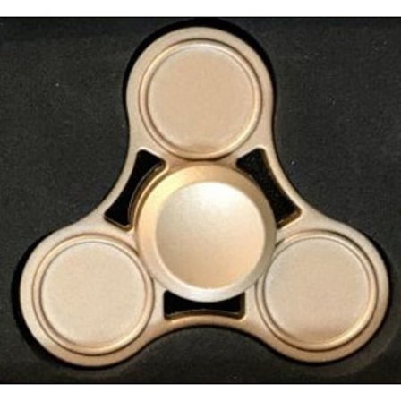 hand Spinner i roséguld i metall med sin förpackning