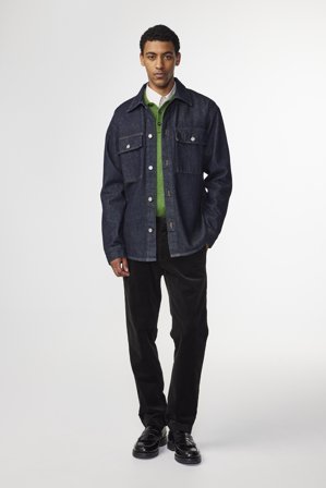 NN.07 Theo Hose Herren Grün Bio-Baumwollemix