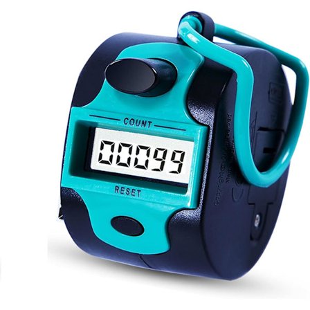 Håndholdt teller klikk manuell digital klikker sting telleverk finger mekanisk håndflate