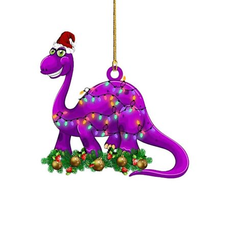 Jul Dinosaur Ornament Juletræ Dinosaur Pendant 8 8