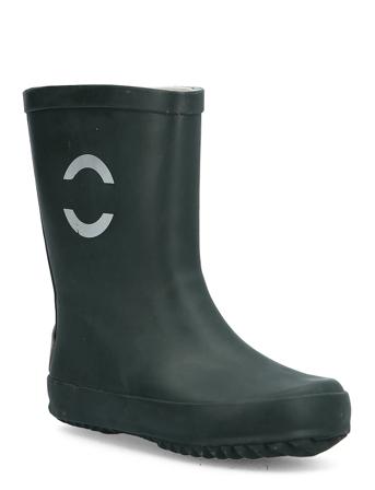 Wellies - Solid Shoes Rubberboots High Rubberboots Unlined Rubberboots Grön Mikk-Line