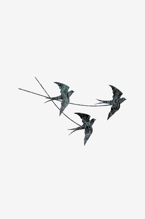 Wallity - Veggdekor av metall Rosemarie - Svart - Posters, bilder & skilt - Fra Homeroom