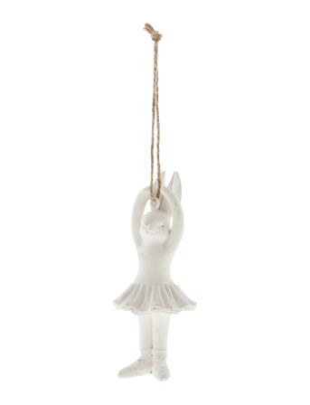 Lene Bjerre Semina Rabbit Ornament Vit