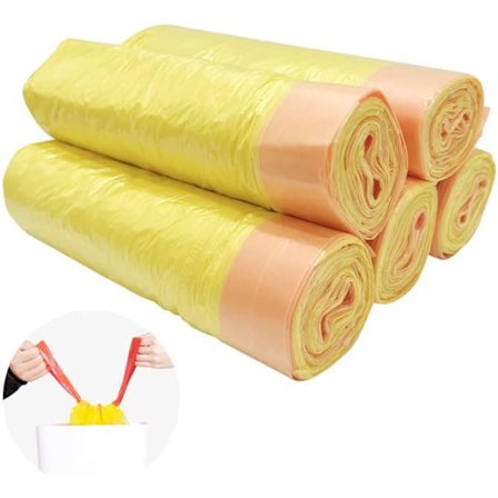 Søppelposer 20L, Handy Bag 45x50cm med snøring 75 stk, Riv