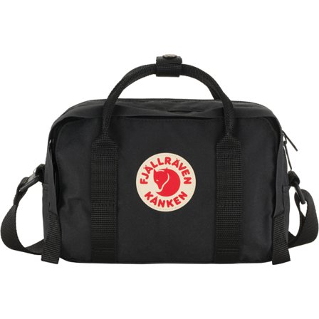 Fjällräven Kånken Hip Pack Plus in Black, Vinylon-F