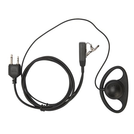 D-tyypin 2-nastainen korvakoukku yhden korvan kuuntelukuuloke radiopuhelimelle, korvaava Midlandille