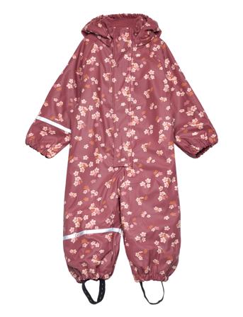 Rainwear Suit - Aop, W. Fleece Burgundy CeLaVi