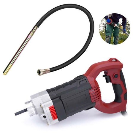 1800W Sähkökäyttöinen Betoni Vibraattori 6000 U/min 35mm Sylinterimäinen Värinä 2m Letku Kahva Pistooli | Kannettava