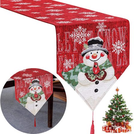 Jouluinen pöytätabletti, juhlava joulupöytätabletti joulu