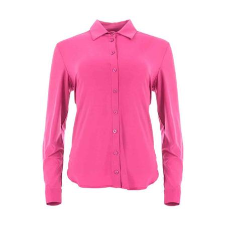 Maicazz Wi22.20.004 Garbi-Blouse Fuchsia , Roze , Dames , Maat: XS