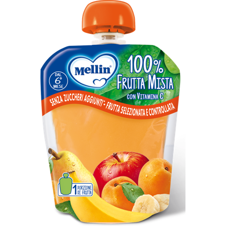 Mellin Pouch Frutta Mista 90g 6Mesi+