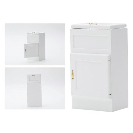 Dukkehus Miniatyr Møbler Kjøleskap Skap Leker