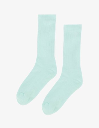Organic Active Sock - Light Aqua - 41-46