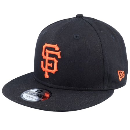 New Era - MLB Svart snapback Keps - San Francisco Giants MLB 9FIFTY Black/Orange Snapback @ Hatstore