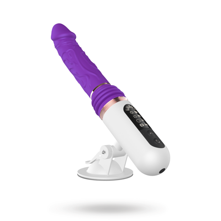 Sustainable Pleasure: Hands-Free Thrusting & Vibrating Dildo - Sexleker Vuxen: Vibrator, dildo & massajestaver