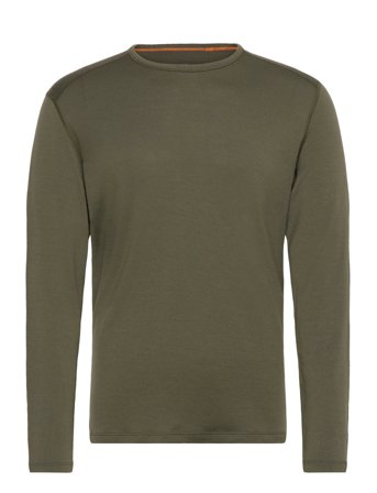 Icebreaker M 260 Tech Ls Crewe - Khaki green - M