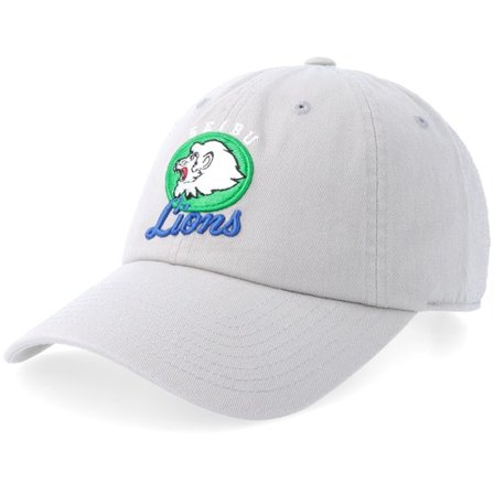 American Needle - Šedá unconstructed Kšiltovka - Seibu Lions Ballpark Gray Dad Cap @ Hatstore