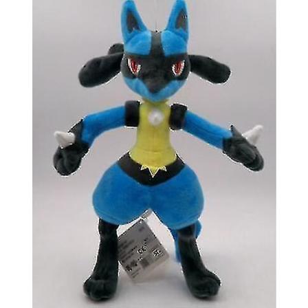 Blå lucario mjuk plysch docka sötnos djur gosedjur julklapp