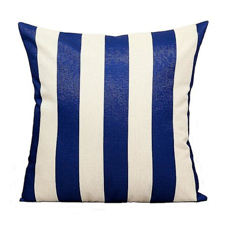 1 stk Pudebetræk Sofa Pudebetræk Uden Pudekerne (Mørkeblå 45x45cm)