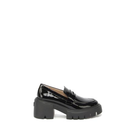 Stuart Weitzman `Soho` Loafers Sort, Dame Espadrillos, Størrelse: 39 EU
