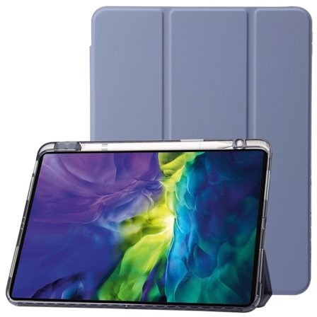 iPad Pro 11 2025/2024 Fodral Tri-Fold Pennhållare Hybrid Lila