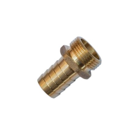 Nippel til 32 mm slange, 1" han, til skruenøgle