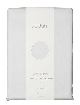 Dug 140X220 Tiles Damask White White Södahl