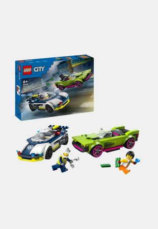 LEGO Jakt med polisbil och muskelbil 60415 Byggsatser Unisex ONESIZE