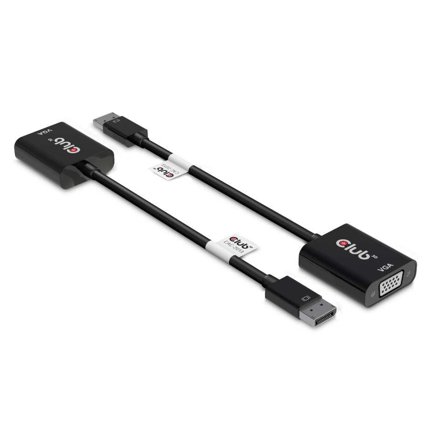 Club 3D video adapter - DisplayPort til HD-15 (VGA) - 22.86 m