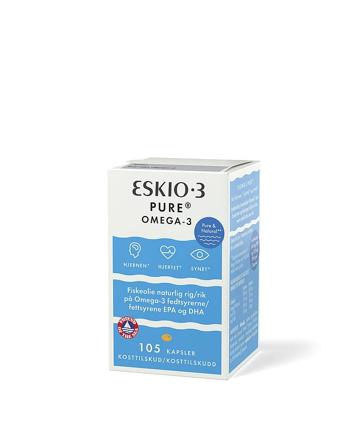 Eskio-3 Pure Omega-3 105 kapsler, Helse & Madvarer, Kosttilskud, Fiskeolie & Omega 3