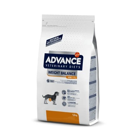 Advance Veterinary Diets Weight Balance Mini Cibo per Cani 1,5kg