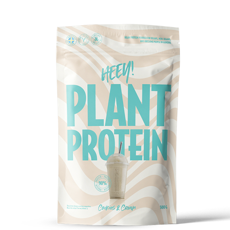 Heey! Vegansk Protein Cookies & Cream 500 g