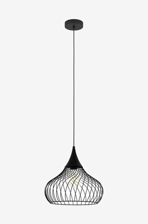 EGLO - Pendellampe Staverton - Svart - Takpendler - Fra Homeroom