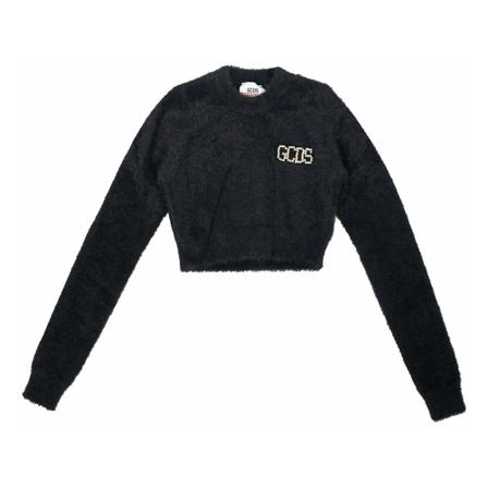 Gcds Round-neck Strik Sort, Dame Striktrøjer