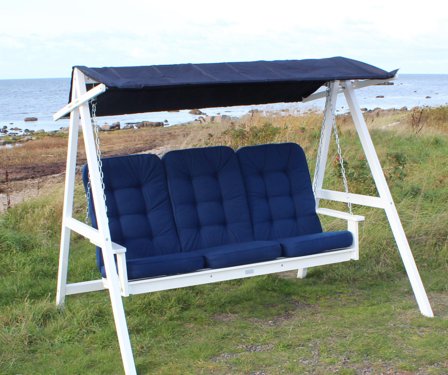 Eden Wood Torekov EW 0969-5 Hammock 3-sits Vit, Utemöbler