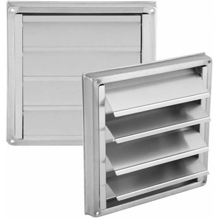 1 kpl Ilmanvaihtoventtiili - Ulkoinen teräsilmanvaihtoventtiili