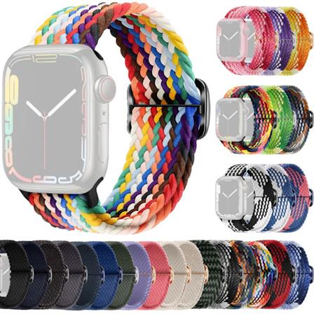 SKALO Flettet stoffrem Apple Watch 38/40/41mm - Flere farger multicolor