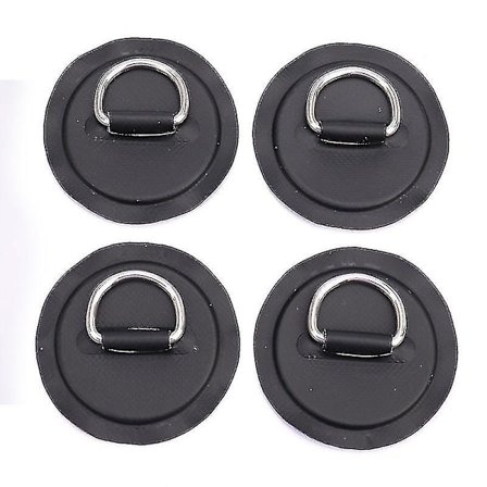 4 st Surfbräda Jolle Båt PVC Patch D Ring Däck Rigging Sup Rund Ring Pad Ha