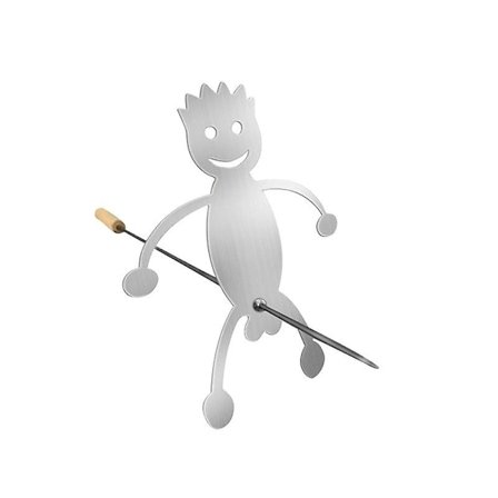 Bärbar varmkorv grillställ Grill grillad korv Metallverktyg Grill korvhållare Ugnsroasterställ för utomhuscamping